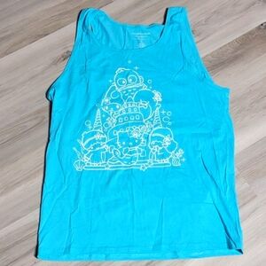 NEW Hello kitty splash loot crate mermaid tank top sanrio